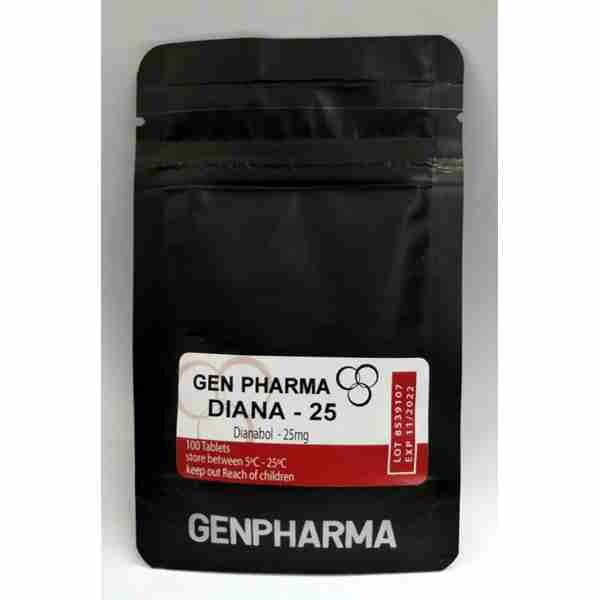 Diana 25mg 100 tablets - Gen Pharma Diana 25mg 100 tablets - Gen Pharma
